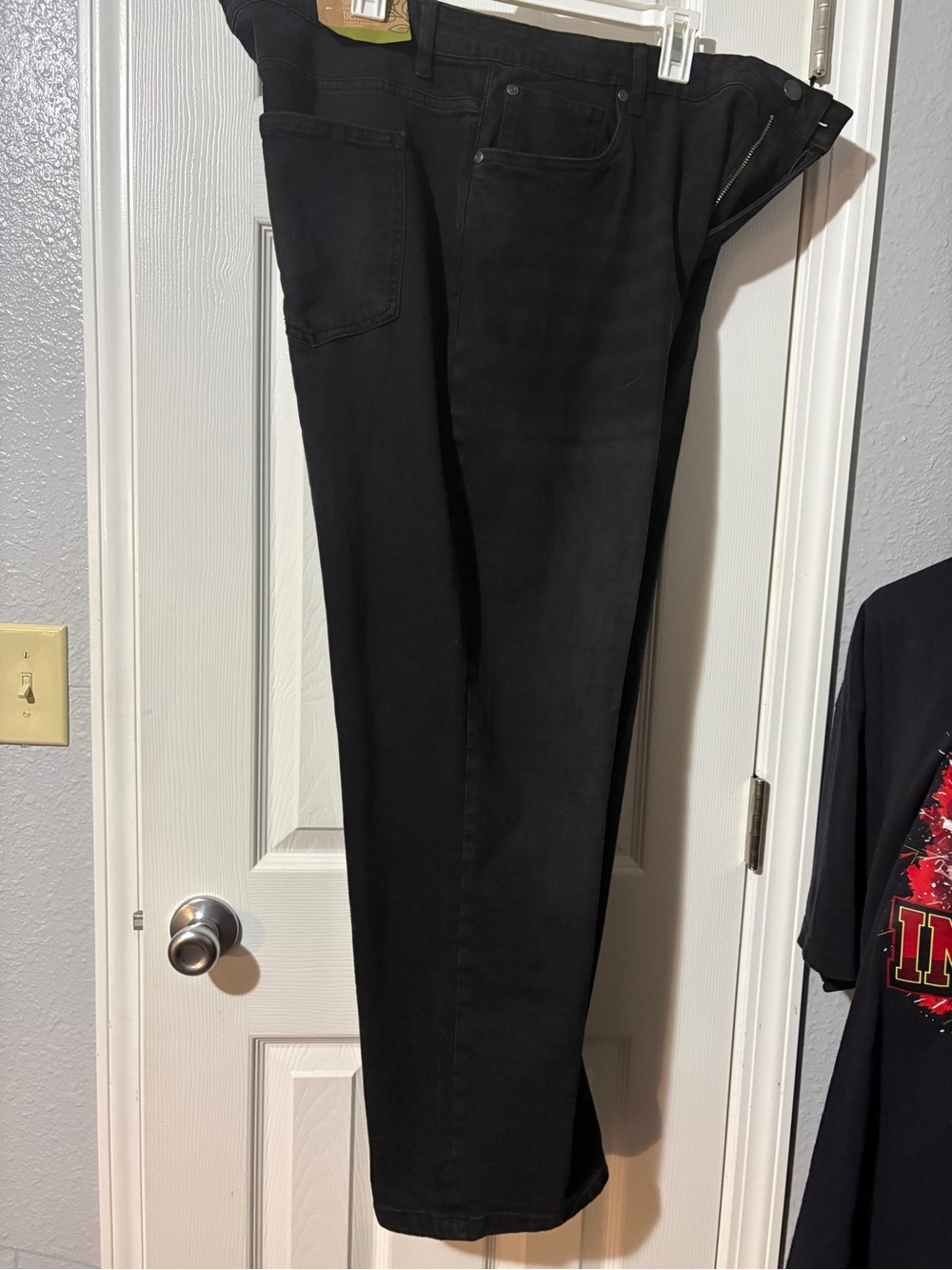 Serra Black High-Rise Straight Leg Jeans with Tag sz XL - Picture 6 of 10